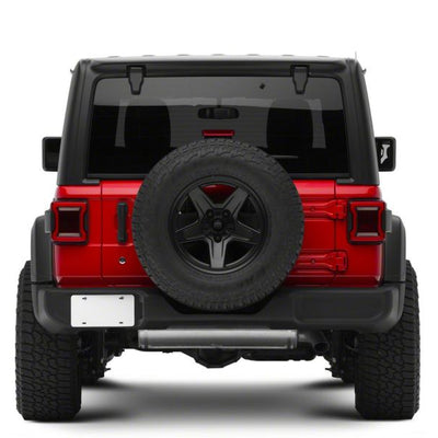 Raxiom 18-23 Jeep Wrangler JL Horizon LED Tail Lights- BlkHousing- Red Lens