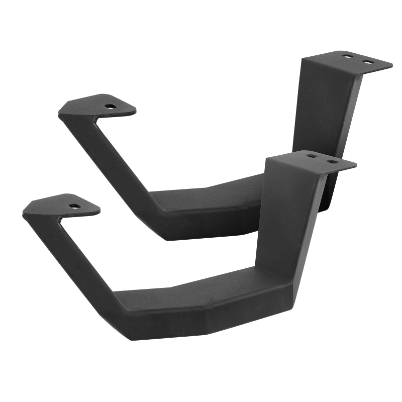 Go Rhino 2022 Toyota Tundra Crew Max Kit w/RB20 Running Board + Brkts + 4 RB20 Drop Steps - Tex. Blk Go Rhino 2022 Toyota Tundra Crew Max Kit w/RB20 Running Board + Brkts + 4 RB20 Drop Steps - Tex. Blk