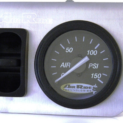 Ridetech Single Analog Control Panel w/ Electrical Pneumatic Switch