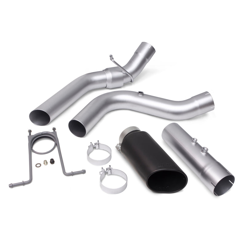 Banks Power 17+ GM Duramax L5P 2500/3500 Monster Exhaust System - SS Single Exhaust w/ Black Tip Banks Power 17+ GM Duramax L5P 2500/3500 Monster Exhaust System - SS Single Exhaust w/ Black Tip