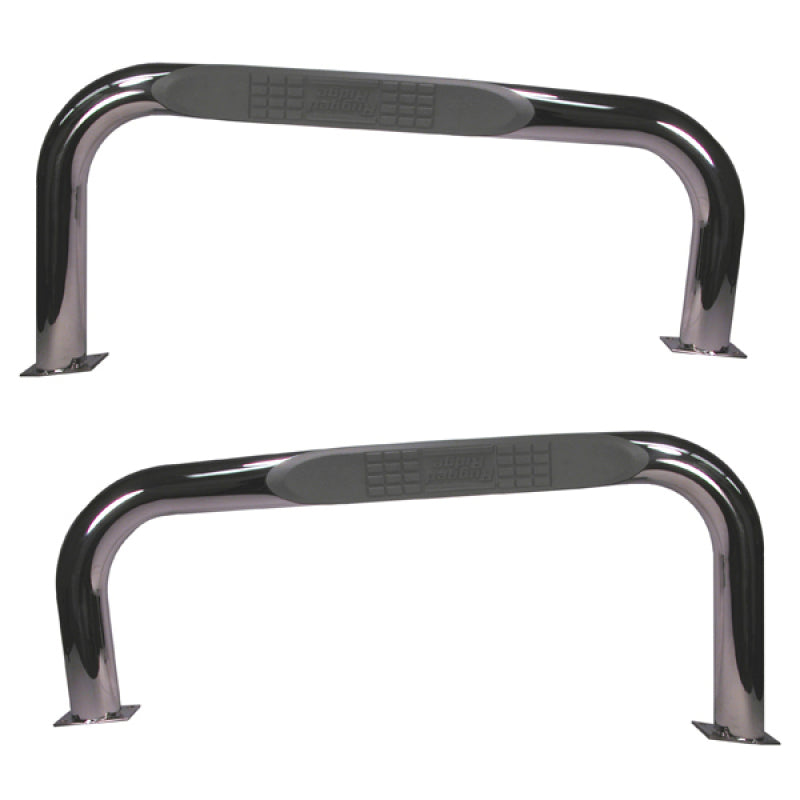 Rugged Ridge Nerf Bars Stainless Steel 76-86 Jeep CJ Rugged Ridge Nerf Bars Stainless Steel 76-86 Jeep CJ