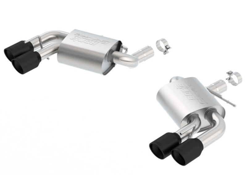 Borla 2016-2017 Chevrolet Camaro SS AT/MT S-Type Rear Section Exhaust w/o Dual Mode Ceramic Black Borla 2016-2017 Chevrolet Camaro SS AT/MT S-Type Rear Section Exhaust w/o Dual Mode Ceramic Black