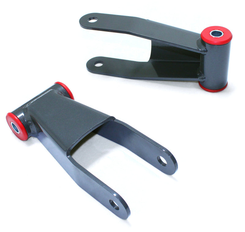 MaxTrac 11-18 GM C/K1500HD/2500HD/3500HD 2WD/4WD 1in Rear Lowering Shackles MaxTrac 11-18 GM C/K1500HD/2500HD/3500HD 2WD/4WD 1in Rear Lowering Shackles