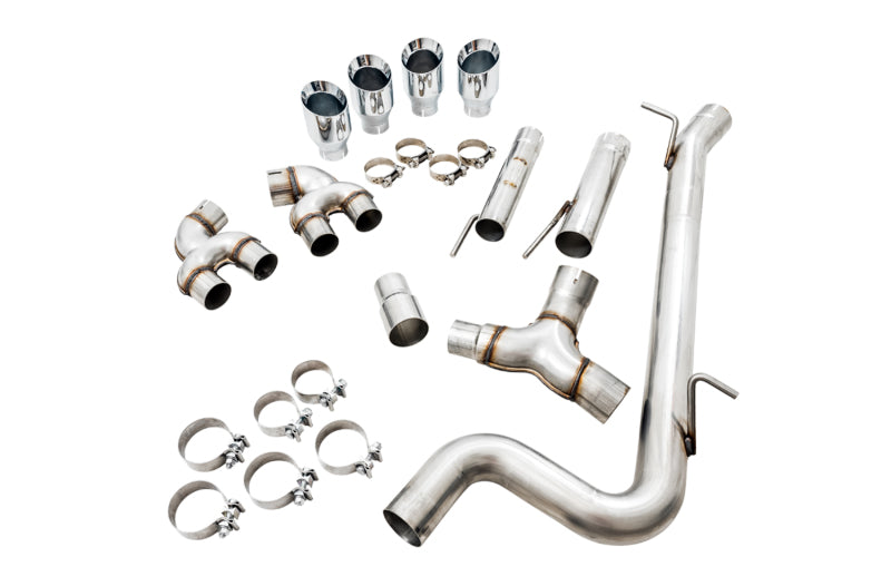 AWE Tuning MK7.5 Golf R Track Edition Exhaust w/Chrome Silver Tips 102mm AWE Tuning MK7.5 Golf R Track Edition Exhaust w/Chrome Silver Tips 102mm