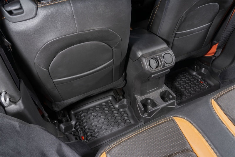 Rugged Ridge Floor Liner Kit Black F/R 18-20 Jeep Wrangler JL 2Dr Rugged Ridge Floor Liner Kit Black F/R 18-20 Jeep Wrangler JL 2Dr
