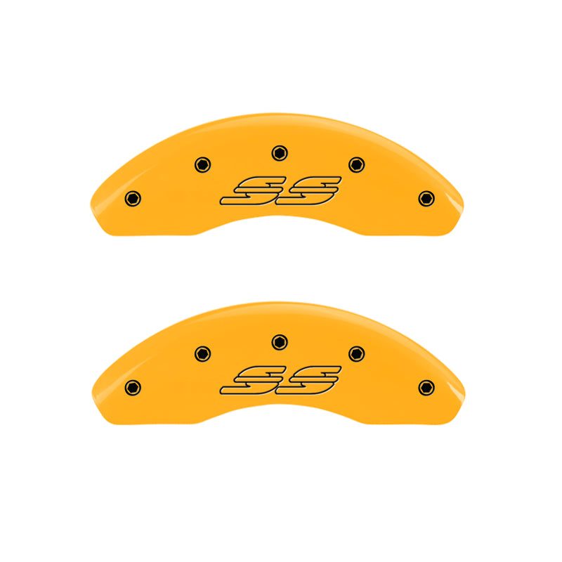 MGP 4 Caliper Covers Engraved Front & Rear Impala Style/Ss Yellow Finish Blk Char 2000 Chevy Impala MGP 4 Caliper Covers Engraved Front & Rear Impala Style/Ss Yellow Finish Blk Char 2000 Chevy Impala