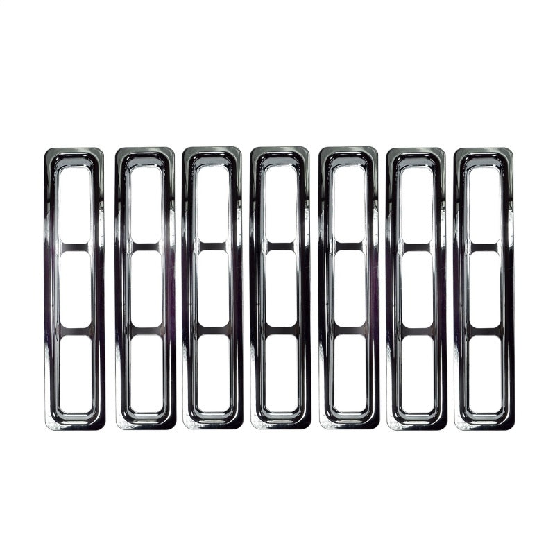 Rugged Ridge Grille Inserts Chrome 97-06 Jeep Wrangler Rugged Ridge Grille Inserts Chrome 97-06 Jeep Wrangler