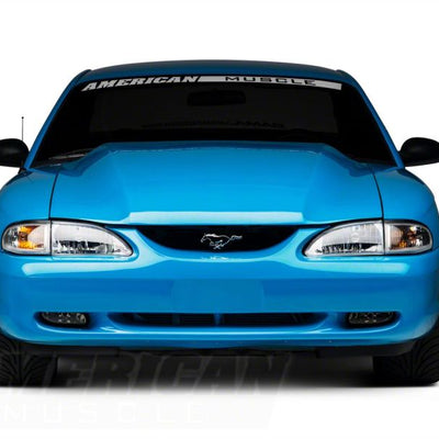 Raxiom 94-98 Ford Mustang Axial Series Cobra Style Headlights- Chrome Housing (Clear Lens)