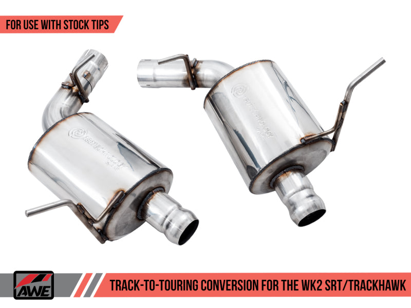 AWE Tuning 2020 Jeep Grand Cherokee SRT/Trackhawk Track-to-Touring Conversion Kit (Use w/Stock Tips) AWE Tuning 2020 Jeep Grand Cherokee SRT/Trackhawk Track-to-Touring Conversion Kit (Use w/Stock Tips)