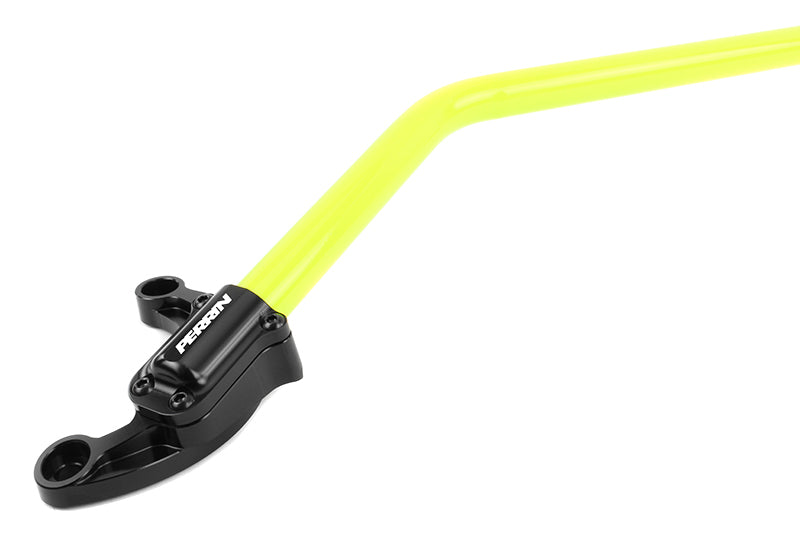 PERRIN 08-14 WRX/STI/Impreza / 14-18 Forester / 13-17 Crosstrek / 05-09 Legacy FR Strut Bar - Yellow PERRIN 08-14 WRX/STI/Impreza / 14-18 Forester / 13-17 Crosstrek / 05-09 Legacy FR Strut Bar - Yellow