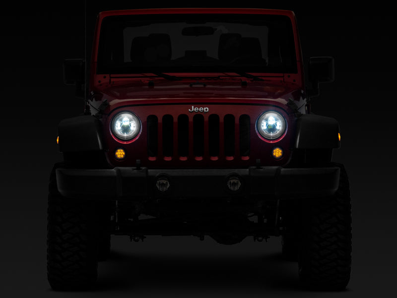 Raxiom 97-18 Jeep Wrangler TJ/JK Axial Series LED Daymaker Headlights- Chrome Housing (Clear Lens) Raxiom 97-18 Jeep Wrangler TJ/JK Axial Series LED Daymaker Headlights- Chrome Housing (Clear Lens)