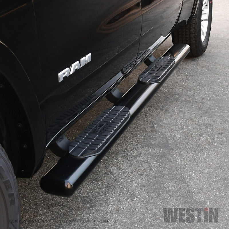 Westin 19-21 Ram 1500 Crew Cab PRO TRAXX 6 Oval Nerf Step Bars - Black Westin 19-21 Ram 1500 Crew Cab PRO TRAXX 6 Oval Nerf Step Bars - Black