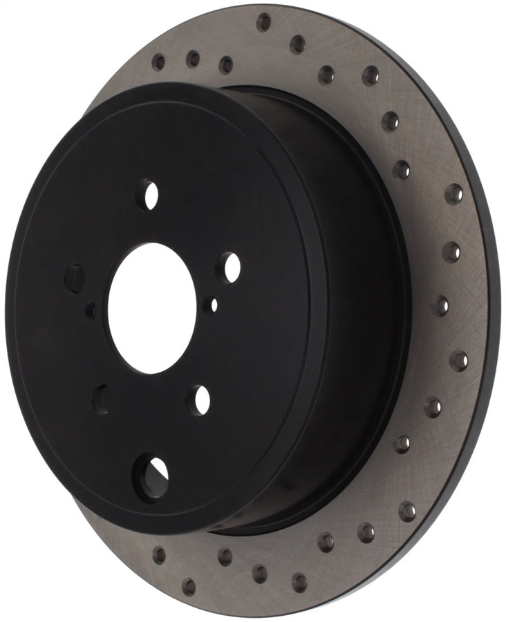StopTech 08-10 WRX Drilled Left Rear Rotor StopTech 08-10 WRX Drilled Left Rear Rotor