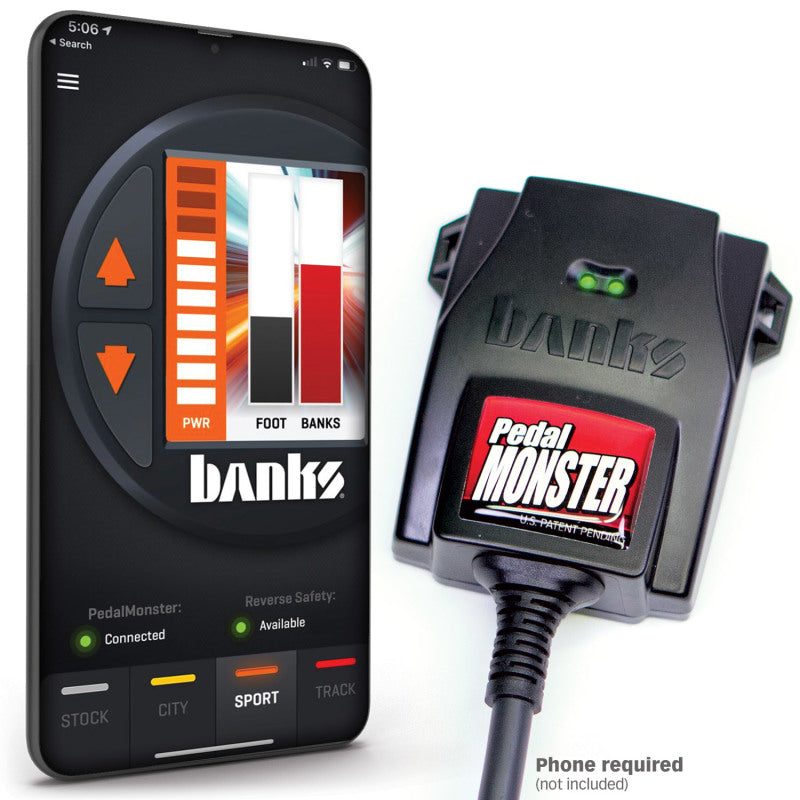 Banks Power Pedal Monster Kit (Stand-Alone) 07-19 RAM 2500/3500/11-20 Ford F-Series 6.7L Use w/Phone Banks Power Pedal Monster Kit (Stand-Alone) 07-19 RAM 2500/3500/11-20 Ford F-Series 6.7L Use w/Phone
