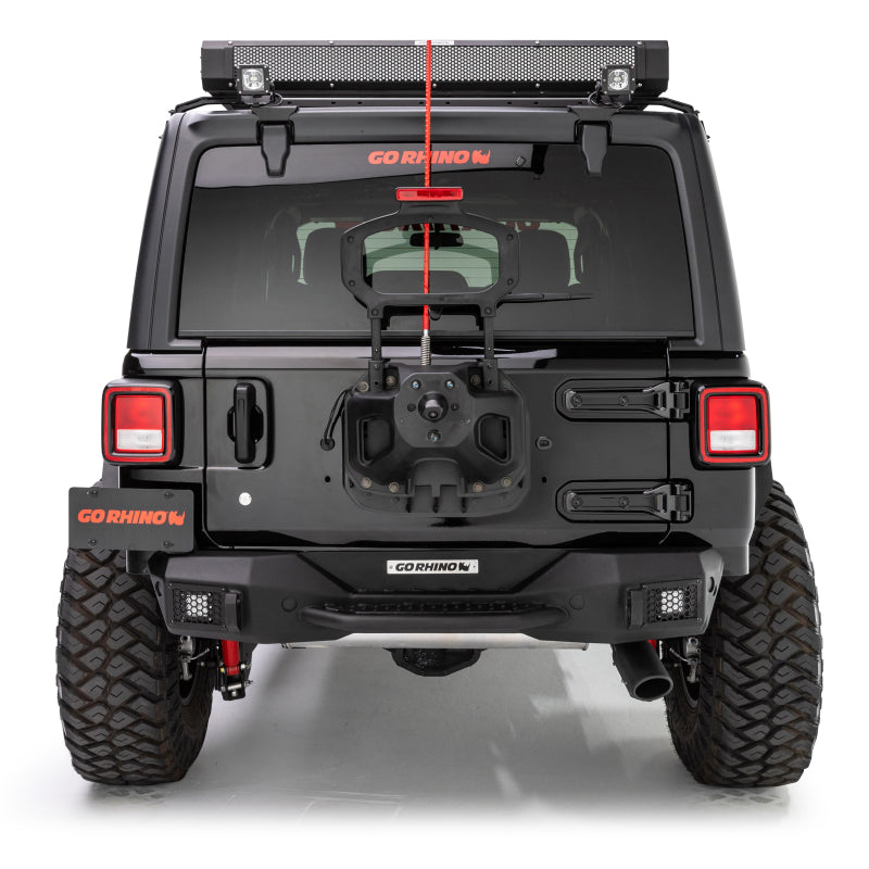 Go Rhino 18-20 Jeep Wrangler JL/JLU Rockline Rear Stubby Bumper Go Rhino 18-20 Jeep Wrangler JL/JLU Rockline Rear Stubby Bumper