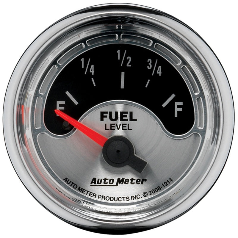 Autometer American Muscle Gauge Fuel Level 2 1/16in 0e To 90f Electric American Muscle Autometer American Muscle Gauge Fuel Level 2 1/16in 0e To 90f Electric American Muscle