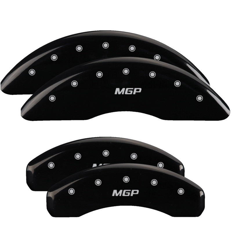 MGP 4 Caliper Covers Engraved Front & Rear MGP Black finish silver ch MGP 4 Caliper Covers Engraved Front & Rear MGP Black finish silver ch