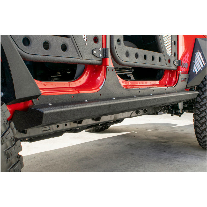 DV8 Offroad 2007-2018 Jeep Wrangler JK (4-door) Frame Mounted Sliders DV8 Offroad 2007-2018 Jeep Wrangler JK (4-door) Frame Mounted Sliders