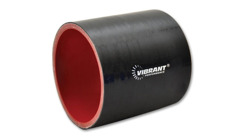 Vibrant 4 Ply Reinforced Silicone Straight Hose Coupling - 3.25in I.D. x 3in long (BLACK) Vibrant 4 Ply Reinforced Silicone Straight Hose Coupling - 3.25in I.D. x 3in long (BLACK)