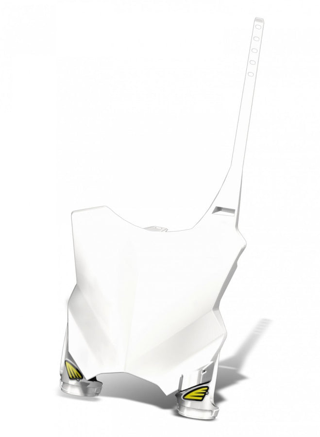 Cycra 21-23 Kawasaki KX450X Stadium Number Plate - White Cycra 21-23 Kawasaki KX450X Stadium Number Plate - White