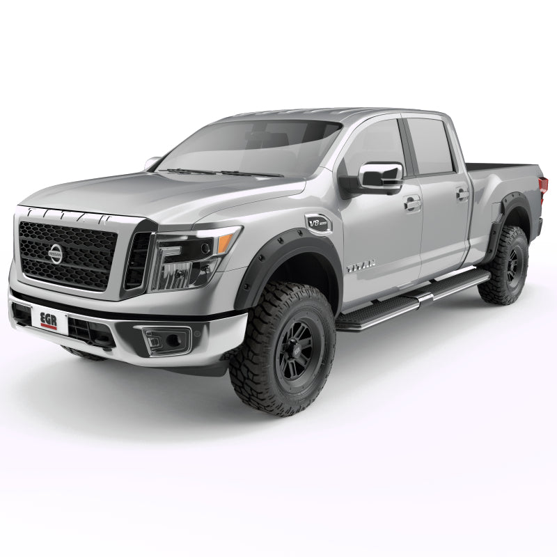 EGR 2017 Nissan Titan Bolt-On Look Fender Flares - Set - Black Matte (796005) EGR 2017 Nissan Titan Bolt-On Look Fender Flares - Set - Black Matte (796005)