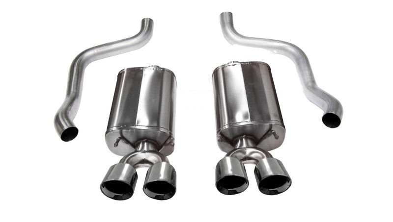 Corsa 2009-2013 Chevrolet Corvette C6 6.2L V8 Polished Sport Axle-Back Exhaust Corsa 2009-2013 Chevrolet Corvette C6 6.2L V8 Polished Sport Axle-Back Exhaust