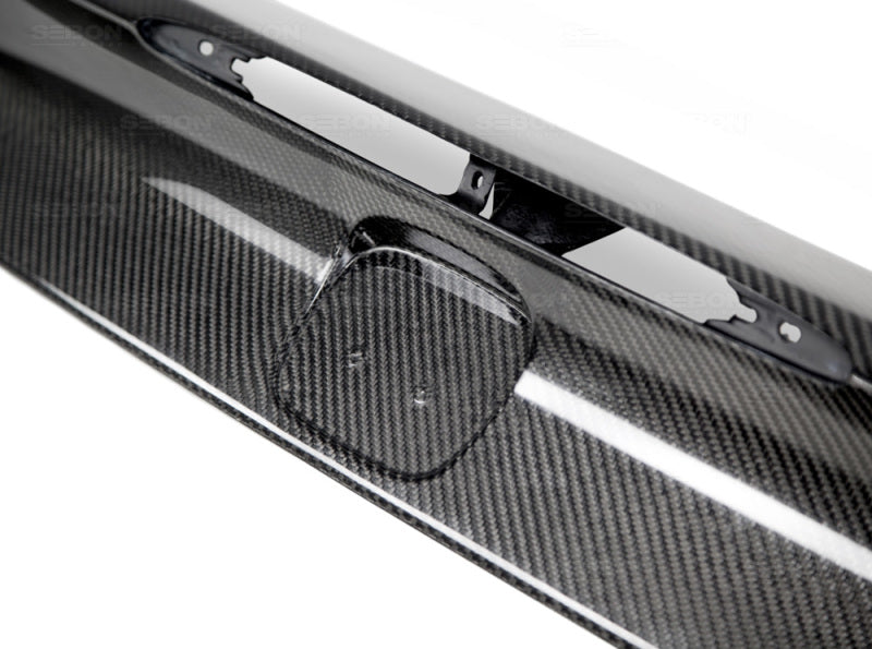 Seibon 14-15 Honda Civic Si Coupe OEM-Style Carbon Fiber Trunk Garnish Seibon 14-15 Honda Civic Si Coupe OEM-Style Carbon Fiber Trunk Garnish