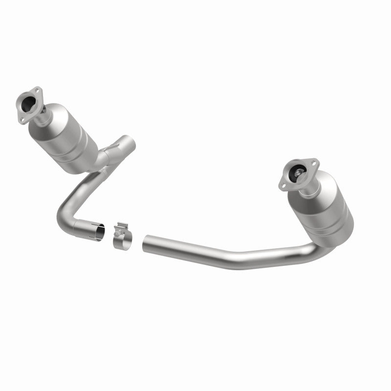 MagnaFlow Conv DF 07-09 Dodge Dakota 3.7L/4.7L /07-09 Mitsubishi Raider 3.7L Y-Pipe Assembly MagnaFlow Conv DF 07-09 Dodge Dakota 3.7L/4.7L /07-09 Mitsubishi Raider 3.7L Y-Pipe Assembly
