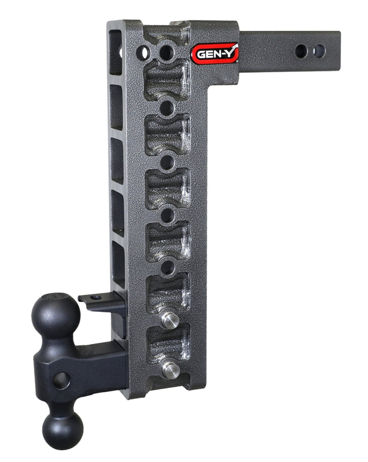 Gen-Y Mega Duty 2in Shank 15in Drop 10K Hitch w/GH-031 Dual-Ball/GH-032 Pintle Lock Gen-Y Mega Duty 2in Shank 15in Drop 10K Hitch w/GH-031 Dual-Ball/GH-032 Pintle Lock