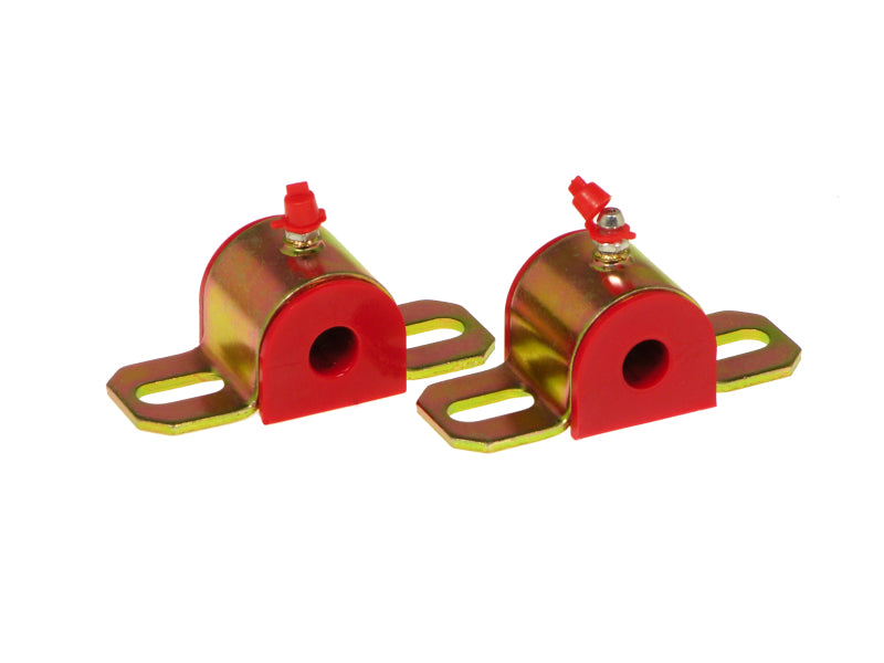 Prothane Universal Greasable Sway Bar Bushings - 1/2in - Type A Bracket - Red Prothane Universal Greasable Sway Bar Bushings - 1/2in - Type A Bracket - Red