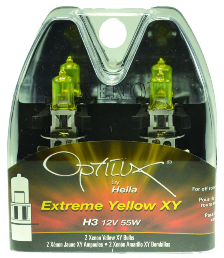 Hella Optilux H3 12V/55W XY Extreme Yellow Bulb Hella Optilux H3 12V/55W XY Extreme Yellow Bulb