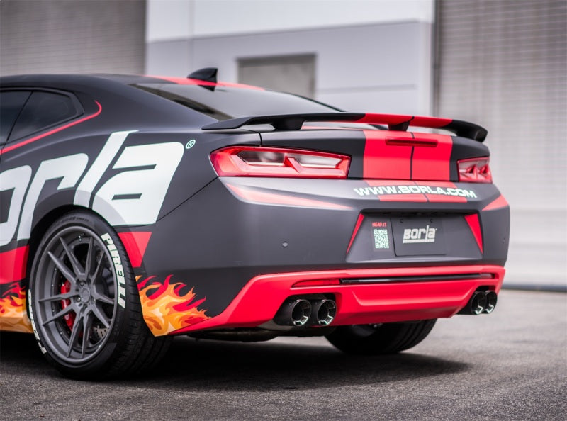 Borla 2016-2017 Chevy Camaro V8 SS AT/MT ATAK Rear Section Exhaust with Dual Mode Valves Borla 2016-2017 Chevy Camaro V8 SS AT/MT ATAK Rear Section Exhaust with Dual Mode Valves