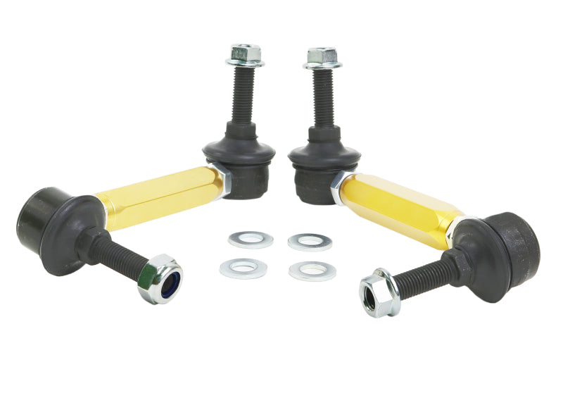Whiteline Universal Sway Bar End Link Kit - 130-155mm Heavy Duty Adjustable - 10mm Ball Studs Whiteline Universal Sway Bar End Link Kit - 130-155mm Heavy Duty Adjustable - 10mm Ball Studs