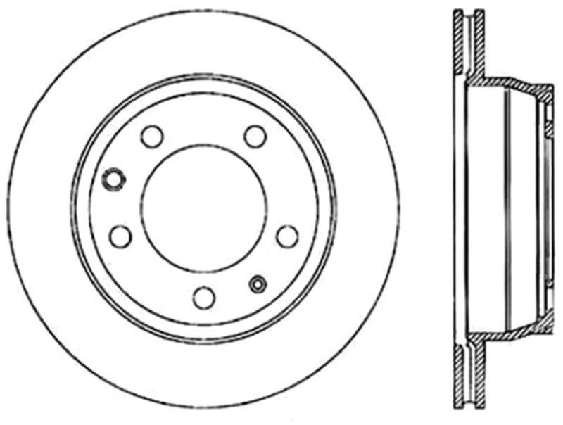StopTech Slotted & Drilled Sport Brake Rotor StopTech Slotted & Drilled Sport Brake Rotor