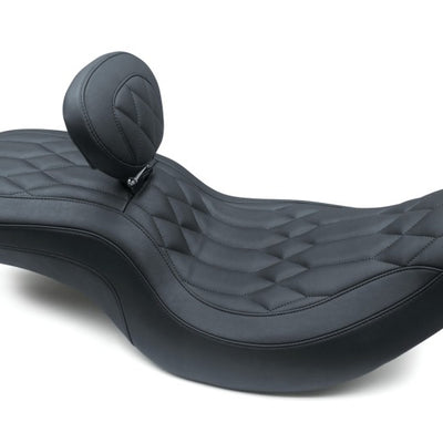 Mustang 14-21 Indian Chieftain,Chief,Dk Horse,Roadmaster,Vintage Tripper 1PC Seat - Black