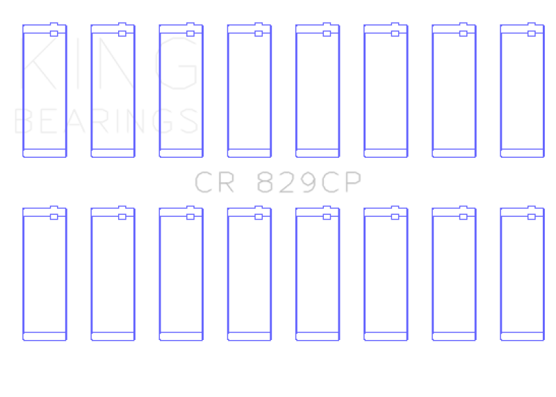 King Engine Bearings IHC/FORD 420CI 6.9L / 445CI 7.3L 16V (Size Standard) Connecting Rod Bearing Set King Engine Bearings IHC/FORD 420CI 6.9L / 445CI 7.3L 16V (Size Standard) Connecting Rod Bearing Set