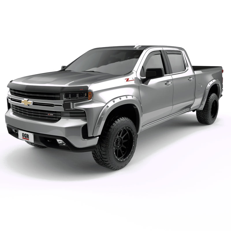 EGR 2019 Chevy 1500 Color Match Style Fender Flare - Set - Switchblade Silver EGR 2019 Chevy 1500 Color Match Style Fender Flare - Set - Switchblade Silver
