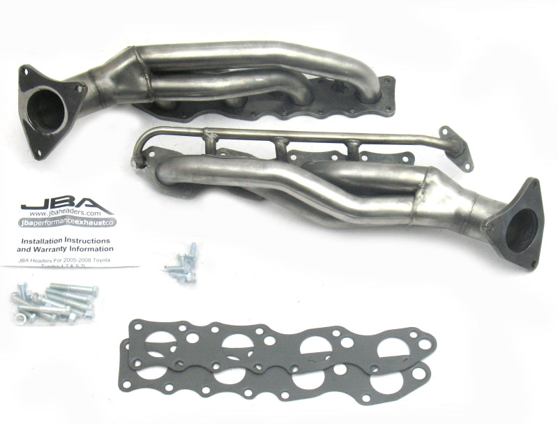 JBA 07-20 Toyota 5.7L V8 1-5/8in Primary Raw 409SS Cat4Ward Header JBA 07-20 Toyota 5.7L V8 1-5/8in Primary Raw 409SS Cat4Ward Header