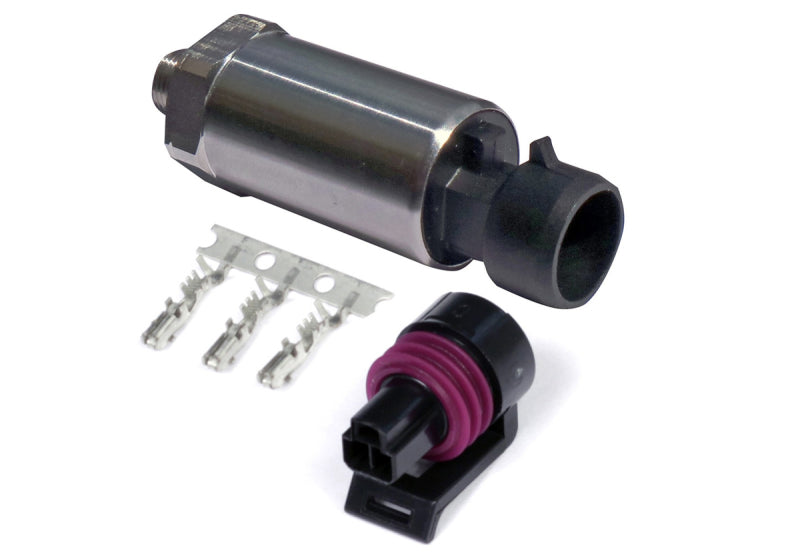 Haltech 250 PSI Motorsport (SS Diaphragm) Fuel/Oil Pressure Sensor 1/8 NPT w/Plug & Pins Haltech 250 PSI Motorsport (SS Diaphragm) Fuel/Oil Pressure Sensor 1/8 NPT w/Plug & Pins