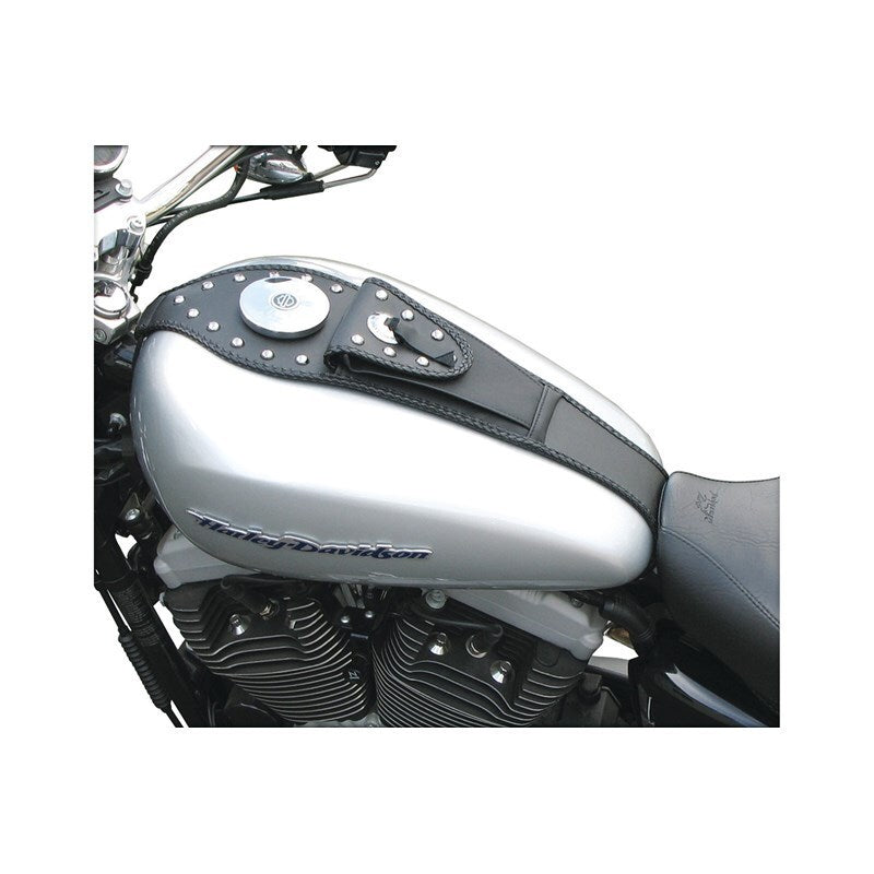 Mustang 04-21 Harley Sportster Tank Bib w/Studs - Black Mustang 04-21 Harley Sportster Tank Bib w/Studs - Black