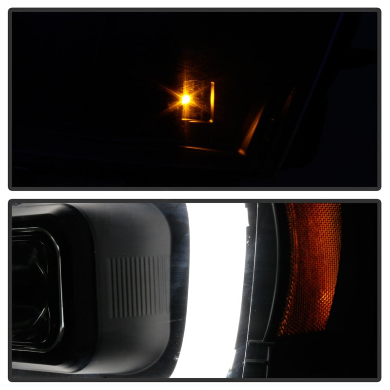 Spyder Chevy Suburban 1500/2500 07-14 Tahoe 07-14 LED Headlights Black PRO-YD-CSUB07V2PL-BK Spyder Chevy Suburban 1500/2500 07-14 Tahoe 07-14 LED Headlights Black PRO-YD-CSUB07V2PL-BK