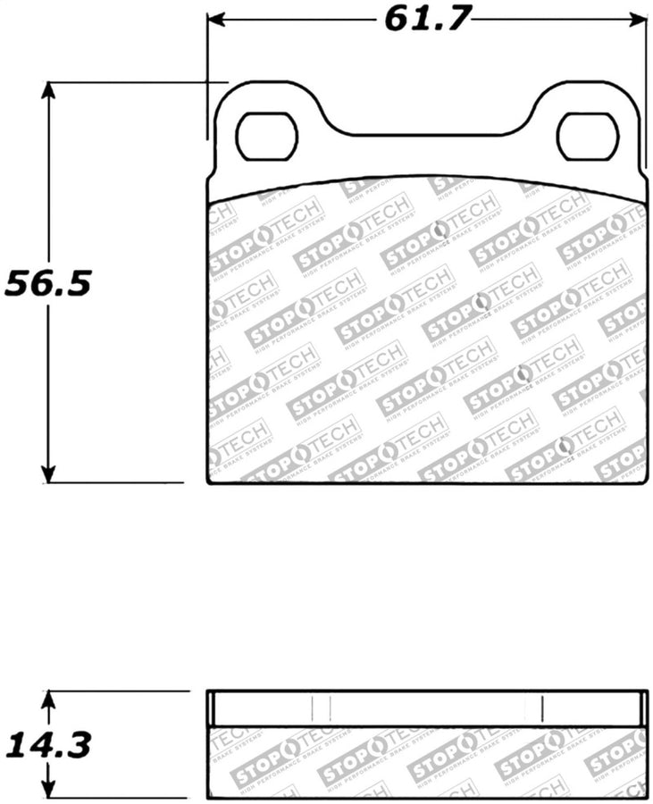 StopTech Performance 98-04 Volvo C70/98-00 V70 Rear Brake Pads StopTech Performance 98-04 Volvo C70/98-00 V70 Rear Brake Pads