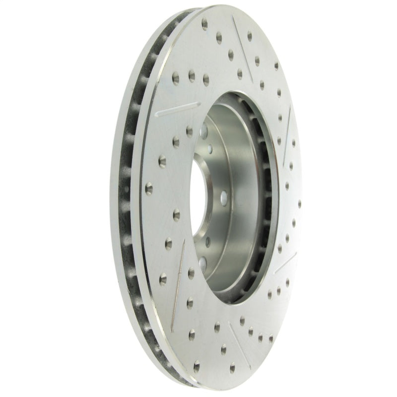 StopTech Select Sport 06-08 Honda Civic GX / 98-02 Accord V7 Slotted and Drilled Right Front Rotor StopTech Select Sport 06-08 Honda Civic GX / 98-02 Accord V7 Slotted and Drilled Right Front Rotor