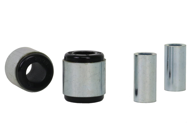 Whiteline Plus 03+ Nissan 350z / Infiniti G35 Rear Upper Rear Trailing Arm (Locates in Hub) Bushing Whiteline Plus 03+ Nissan 350z / Infiniti G35 Rear Upper Rear Trailing Arm (Locates in Hub) Bushing