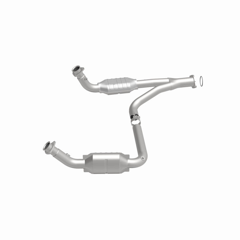 MagnaFlow Conv DF 07-09 Chevrolet/GMC Silverado/Sierra 2500 HD 6.0L Y-Pipe Assembly excludes Classic MagnaFlow Conv DF 07-09 Chevrolet/GMC Silverado/Sierra 2500 HD 6.0L Y-Pipe Assembly excludes Classic