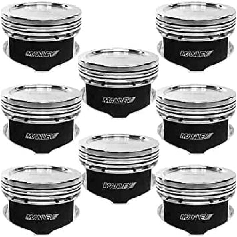 Manley Ford 4.6L 3.572in Bore 3.543in Stroke -14cc Dish Platinum Series Piston Set Manley Ford 4.6L 3.572in Bore 3.543in Stroke -14cc Dish Platinum Series Piston Set