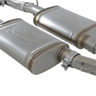 aFe MACH Force-Xp 2-1/2in 304 SS Cat-Back Exhaust 15-19 Dodge Challenger V6-3.6L - Raw Tip