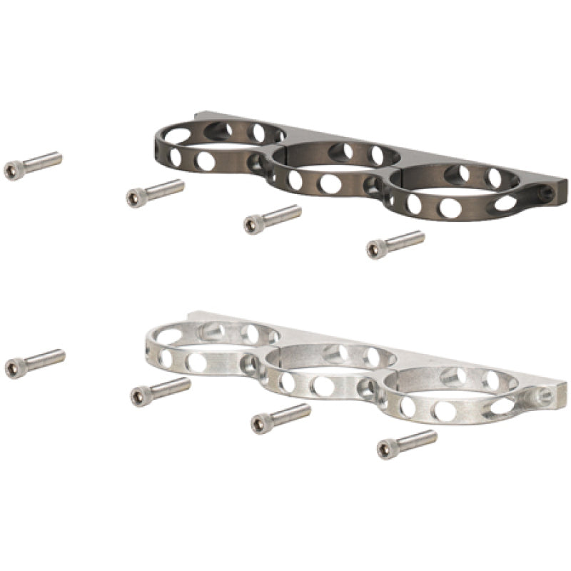Wilwood Triple Aluminum Reservoir Lightweight Bracket w/ Mounting Screws - Anodized Wilwood Triple Aluminum Reservoir Lightweight Bracket w/ Mounting Screws - Anodized