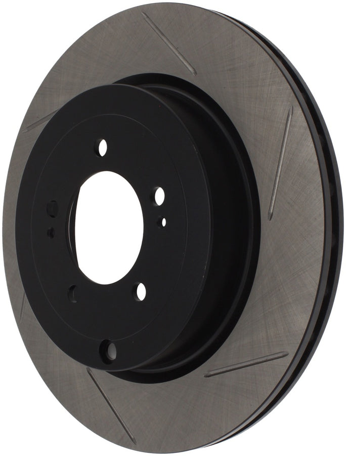 StopTech Power Slot 08-09 Evo 10 Slotted Left Rear Rotor StopTech Power Slot 08-09 Evo 10 Slotted Left Rear Rotor