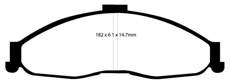 EBC 98-02 Chevrolet Camaro (4th Gen) 3.8 Redstuff Front Brake Pads EBC 98-02 Chevrolet Camaro (4th Gen) 3.8 Redstuff Front Brake Pads